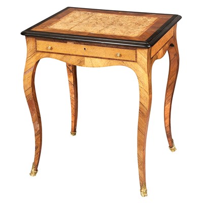 Lot 594 - George III Inlaid Kingwood, Yewwood and Ebony...