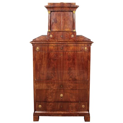 Lot 545 - Biedermeier Inlaid Mahogany Fall Front...