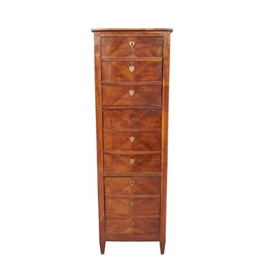 Lot 408 - Directoire Mahogany Secretaire a Abattant...