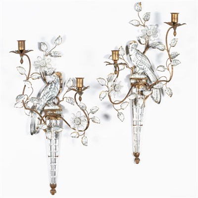 Lot 568 - Pair of French Style Gilt-Metal and...