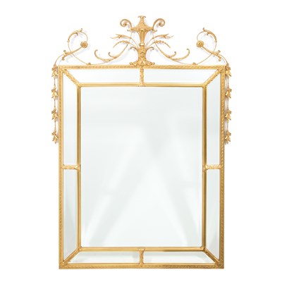 Lot 536 - Louis XVI Style Giltwood Mirror Framed Mirror...