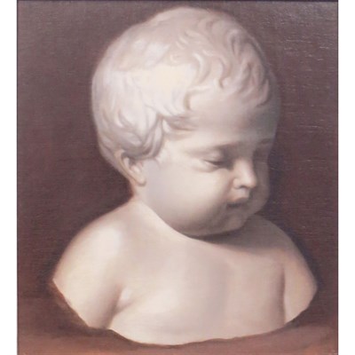Lot 58 - Flemish School 18th Century Bust of a Putto 14...