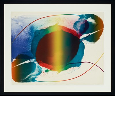 Lot 125 - Paul Jenkins COMPOSITION Color lithograph,...