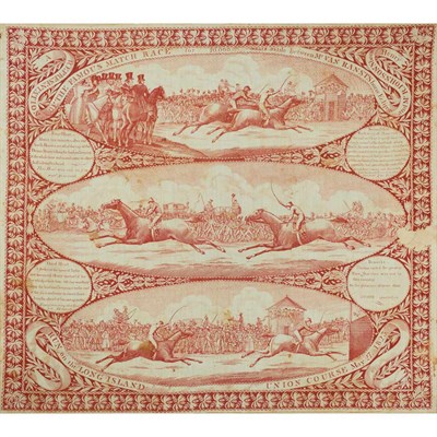 Lot 225 - Printed Souvenir Cotton Handkerchief Printed...