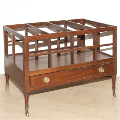 Lot 134 - Regency Style Mahogany Canterbury Height 20...