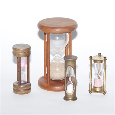 Lot 321 - Group of Eight Hourglasses Height of tallest...