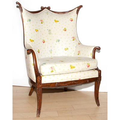 Lot 156 - Mahogany Armchair