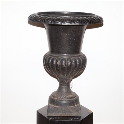 Lot 189 - Neoclassical Style Painted Iron Urn Height 30...