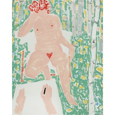 Lot 39 - Stephen S. Pace American, 1918-2010 Pink Nude,...