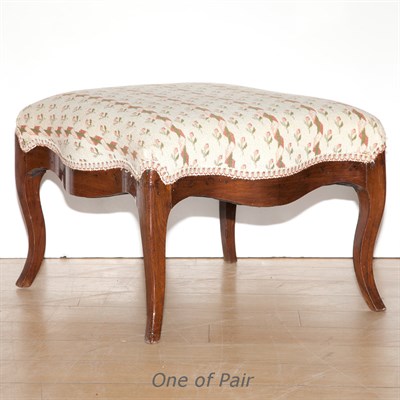 Lot 256 - Pair of French Provincial Style Fruitwood...
