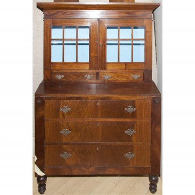 Lot 264 - Late Classical Mahogany Butler's Cabinet...