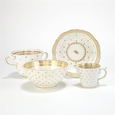 Lot 355 - Group of Gilt Decorated Porcelain Dessert Cups...