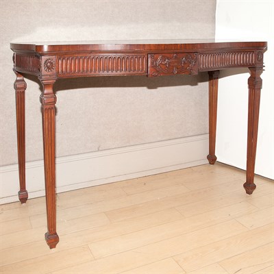 Lot 379 - George III Style Mahogany Serving Table Height...