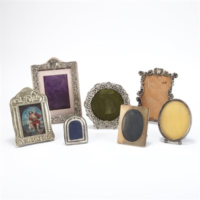 Lot 397 - Group of Ten Silver and Silver Plated Frames...
