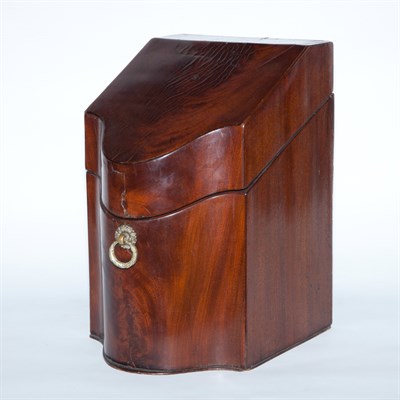 Lot 430 - George III Inlaid Mahogany Knife Box Height 14...
