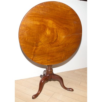 Lot 436 - George II Style Mahogany Tilt-Top Table Height...