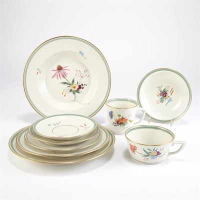 Lot 497 - Royal Copenhagen Porcelain Partial Dinner...