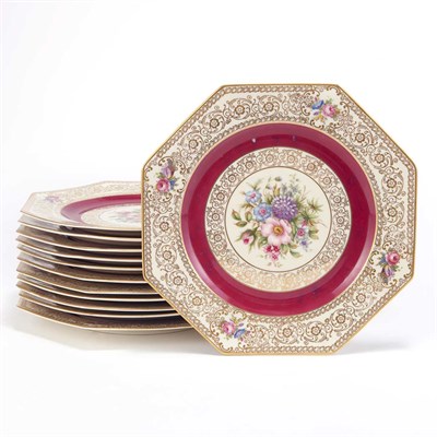 Lot 512 - Set of Twelve Rosenthal Porcelain Dessert...
