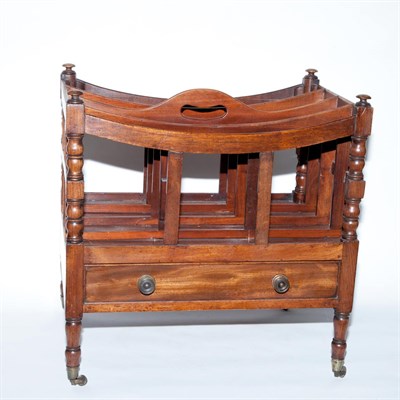 Lot 521 - Regency Style Mahogany Canterbury Height 19...