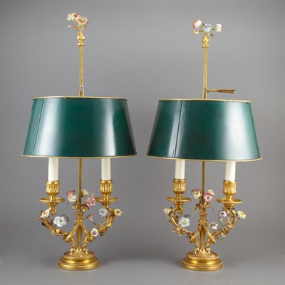Lot 110 - Pair of Transitional Louis XV/XVI Style...