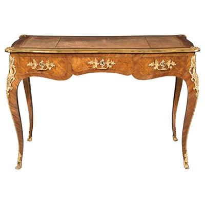 Lot 442 - Louis XV Style Gilt-Metal Mounted Parquetry...