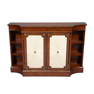 Lot 646 - Edwardian Style Satinwood Credenza Height 32...