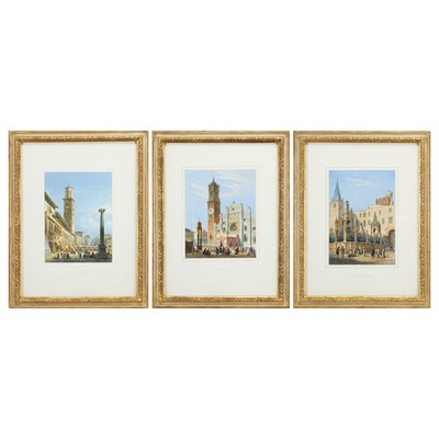 Lot 82 - Artist Unknown [ITALIAN SCENES] Three...