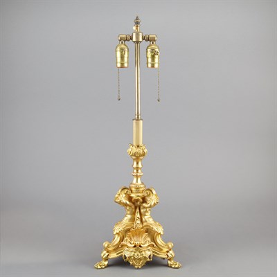 Lot 125 - Louis XVI Style Gilt-Bronze and Gilt-Metal...
