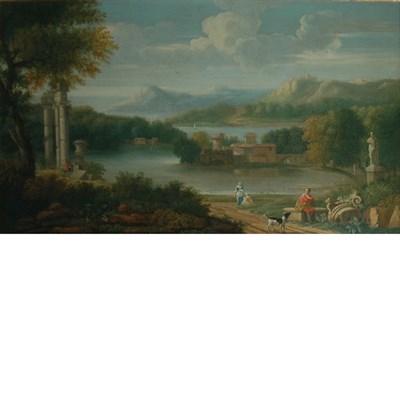 Lot 74 - Attributed to Robert Crone Figures and Ruins...