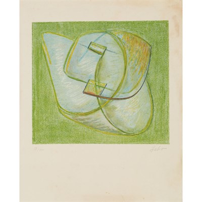 Lot 145 - Naum Gabo (1890-1977) OPUS XX Color lithograph,...