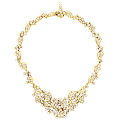 Lot 347 - Gold and Diamond Necklace, Asprey