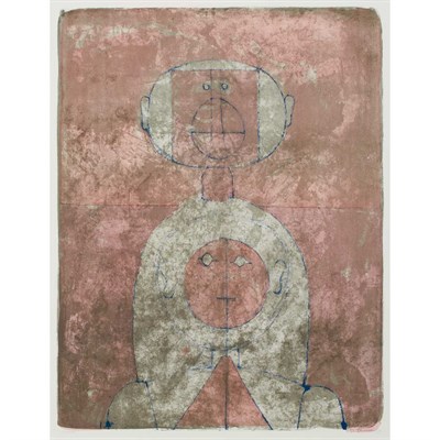 Lot 174 - Rufino Tamayo DOS CABEZAS (P. 107) Color...
