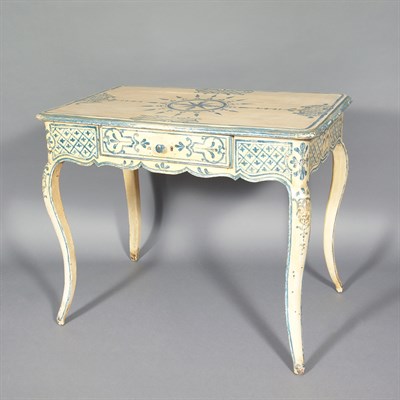 Lot 536 - Provincial Louis XV Style Painted and...
