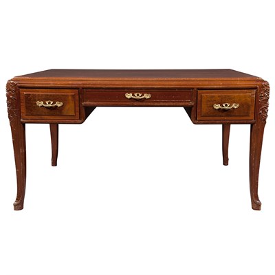 Lot 420 - Louis Majorelle Art Nouveau Mahogany Partner's...