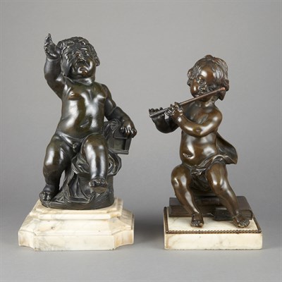 Lot 166 - Two Unsigned Bronze Figures Late 19th/early...
