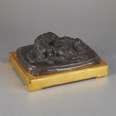 Lot 167 - Unsigned Gilt and Patinated-Bronze Group of...