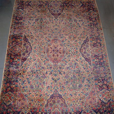 Lot 666 - Kirman Carpet Southeast Persia, second quarter...