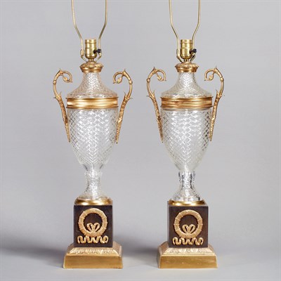 Lot 622 - Pair of Empire Style Gilt-Metal,...