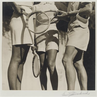Lot 661 - BACHRACH, ERNEST [Tennis Player Legs, 1930s]....