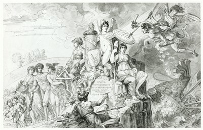 Lot 44 - Attributed to Charles Meynier Allegory on the...