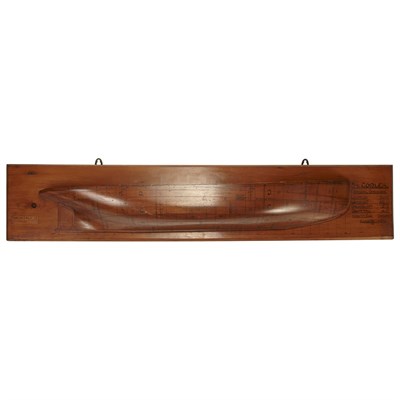 Lot 650 - English Half-Hull Pine Model Harland & Wolff...