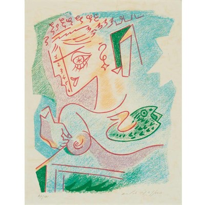 Lot 82 - Andre Masson (1896-1987) ETOILE DE CRAIE...