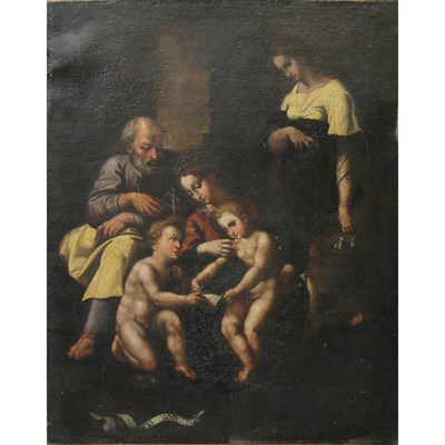 Lot 4 - Central Italian School 17th Century The Holy...