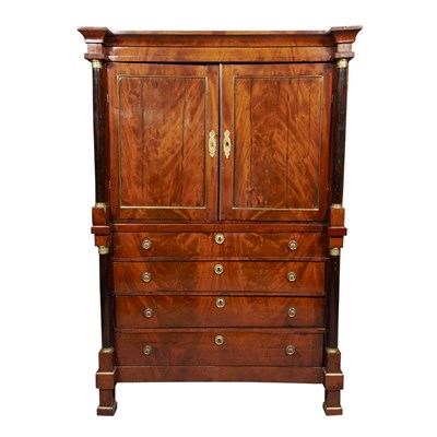 Lot 635 - Continental Neoclassical Part Ebonized...
