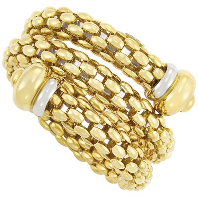 Lot 186 - Gold Coiled Bracelet