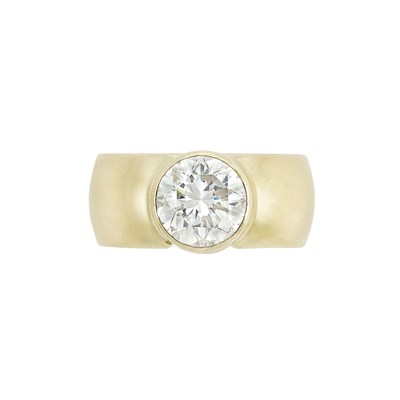 Lot 5 - Gold and Diamond Band Ring