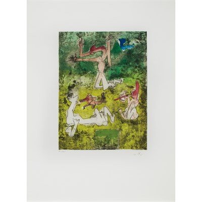 Lot 84 - Roberto Matta (1911-2002) CENTRE NOEUDS...