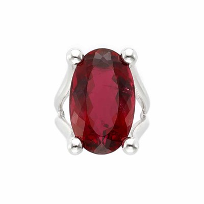 Lot 459 - White Gold and Rubellite Ring