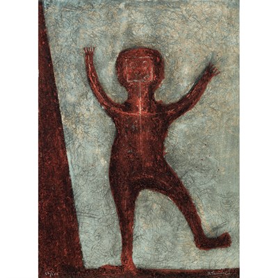 Lot 189 - Rufino Tamayo NINO BAILANDO (P. 167) Color...