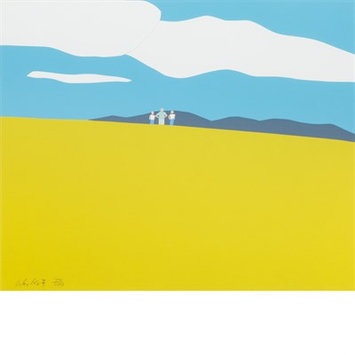 Lot 61 - Alex Katz BLUEBERRY FIELD (SCHRODER 17) Color...
